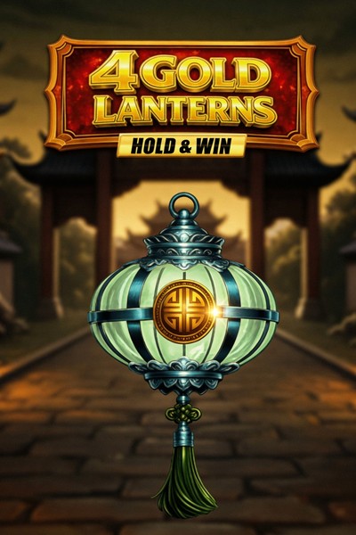 4 Gold Lanterns Hold & Win slot at Cleobetra Casino